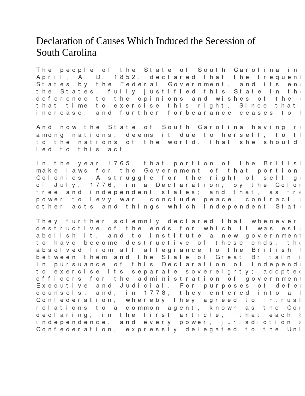 Declaration of Causes Which Induced the Secession of South Carolina.docx_df37sipbiki_page1