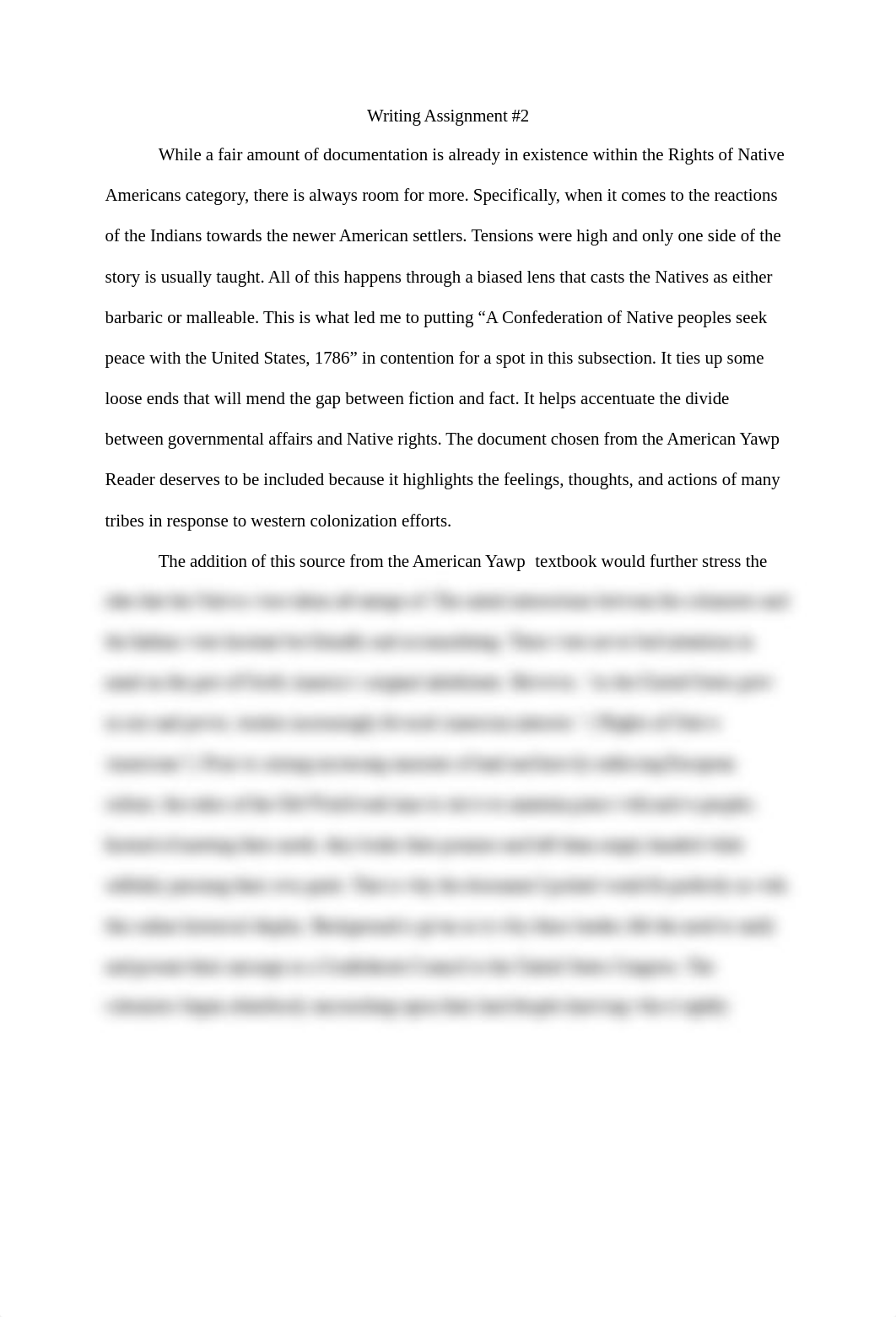 HIS Writing Assignment #2- HIS 131.pdf_df389k305iq_page1