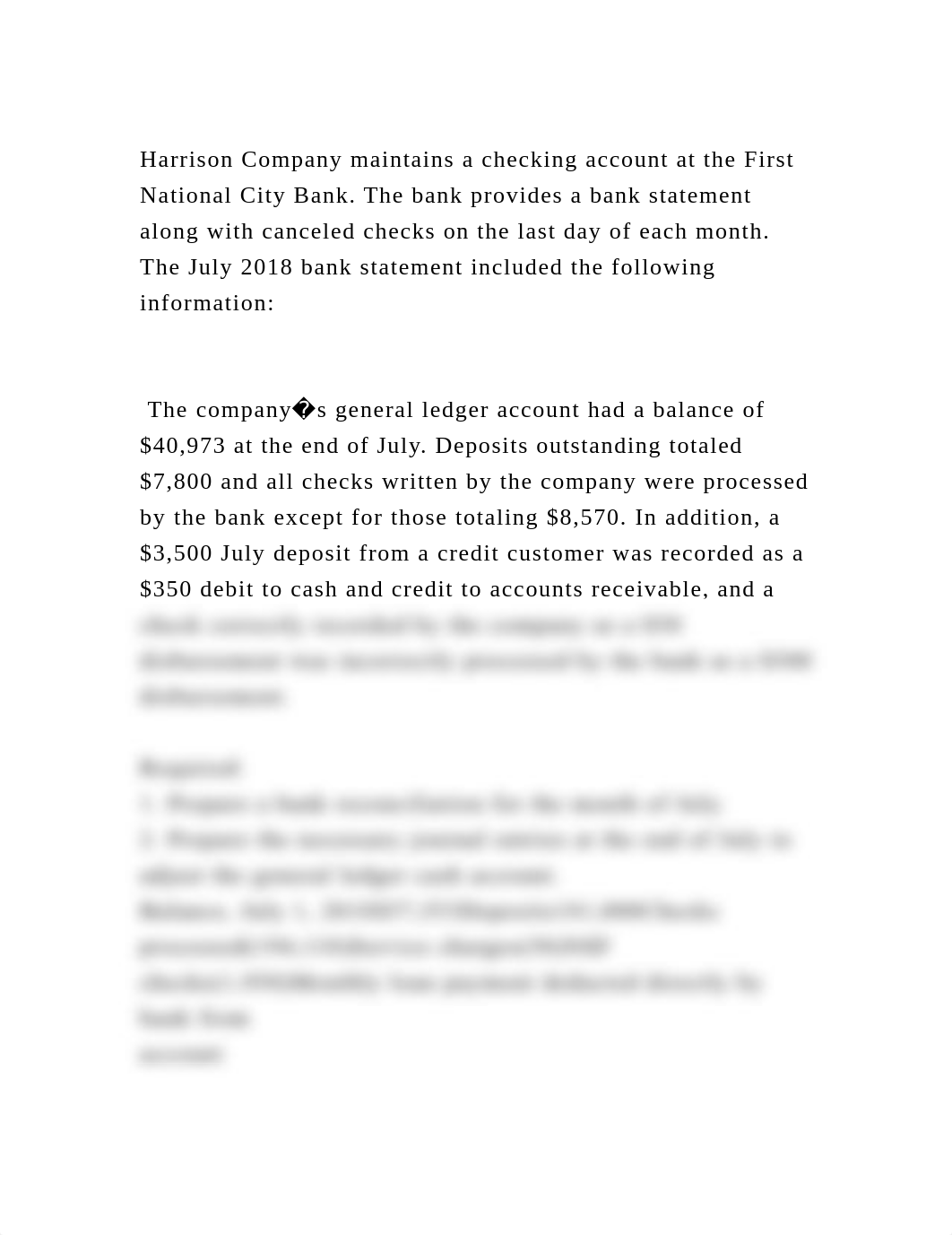 Harrison Company maintains a checking account at the First National .docx_df38b8zzm4s_page2