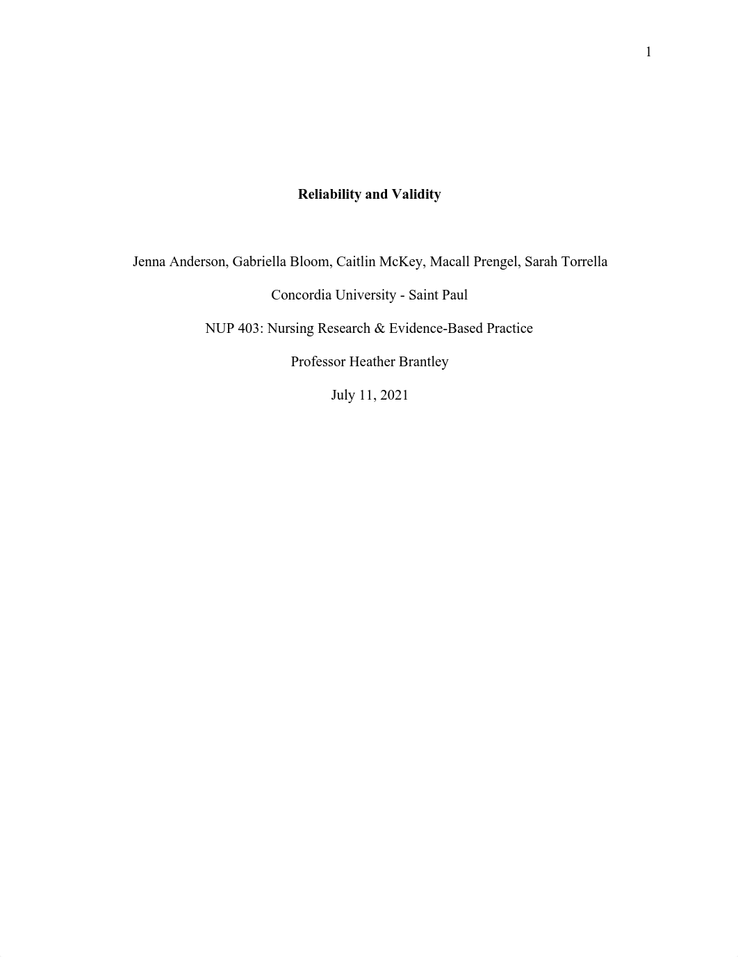 403 - Case Study - Reliability and Validity.pdf_df39cl3p415_page1