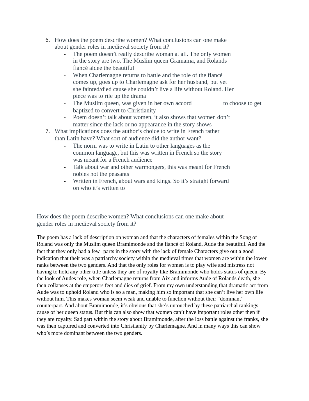 HIST 112 Study Question Song of Roland.docx_df3oj3i76i0_page2