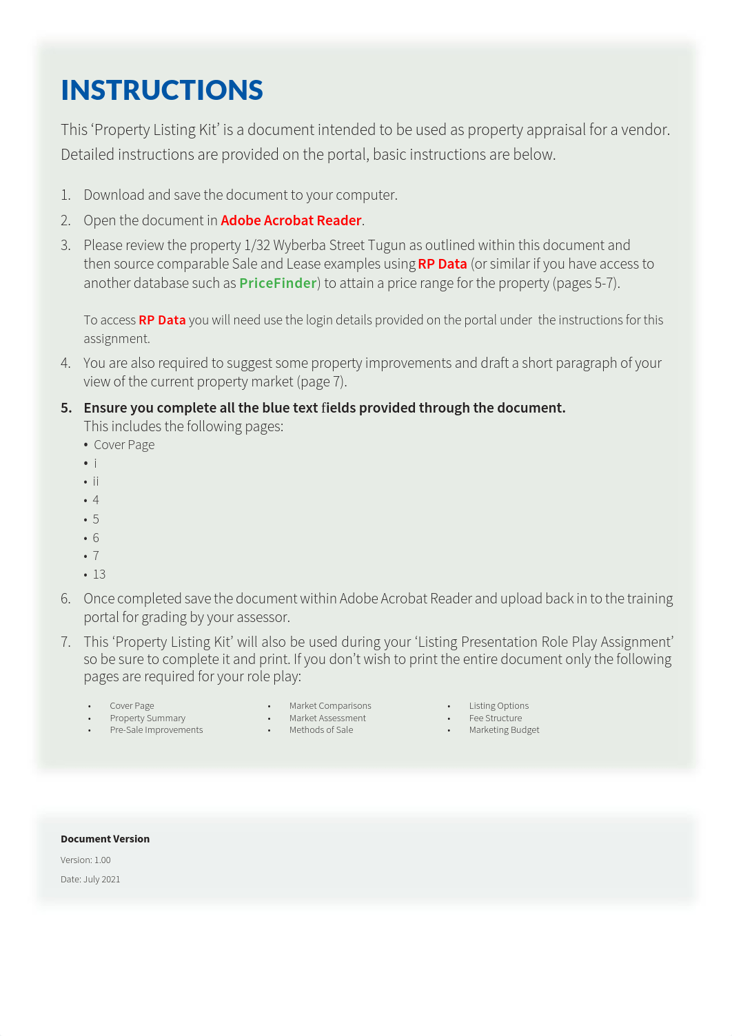 NREL - CPPREP4101 - Property Appraisal Report (Wyberba St Tugun) v1.0 Complete.pdf_df3qdcoaq3x_page1