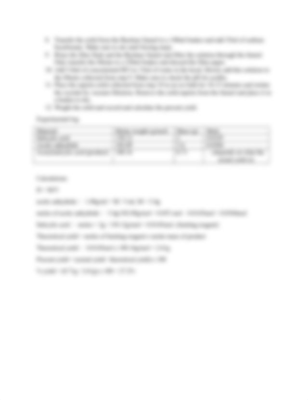 Rahim Khan preparation of aspirin lab report.docx_df3wv2wzeum_page2