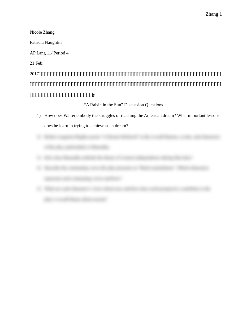 Raisin in the Sum DIscussion Questions_df42ynmd7y6_page1