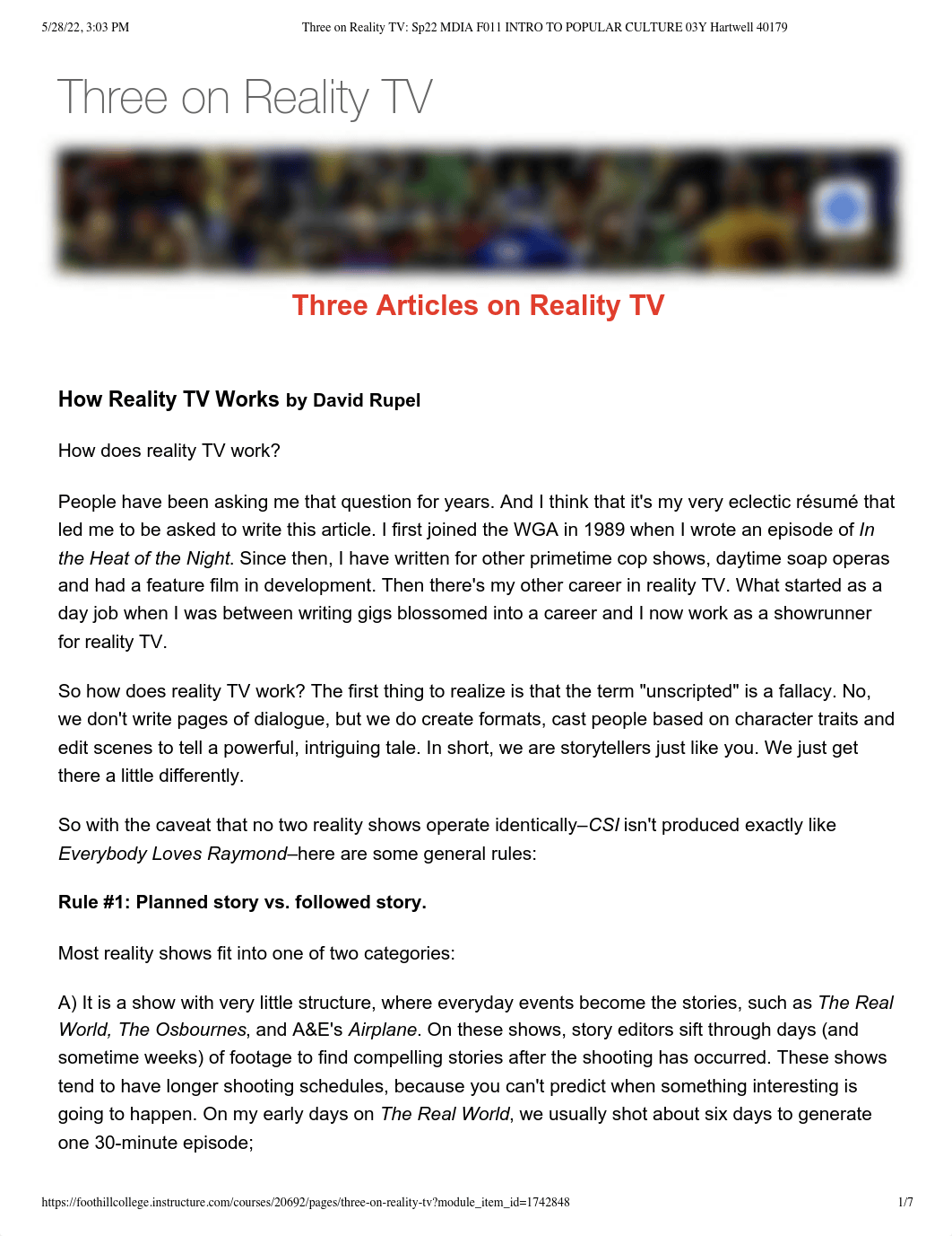 Three on Reality TV_ Sp22 MDIA F011 INTRO TO POPULAR CULTURE 03Y Hartwell 40179.pdf_df461na8rr6_page1