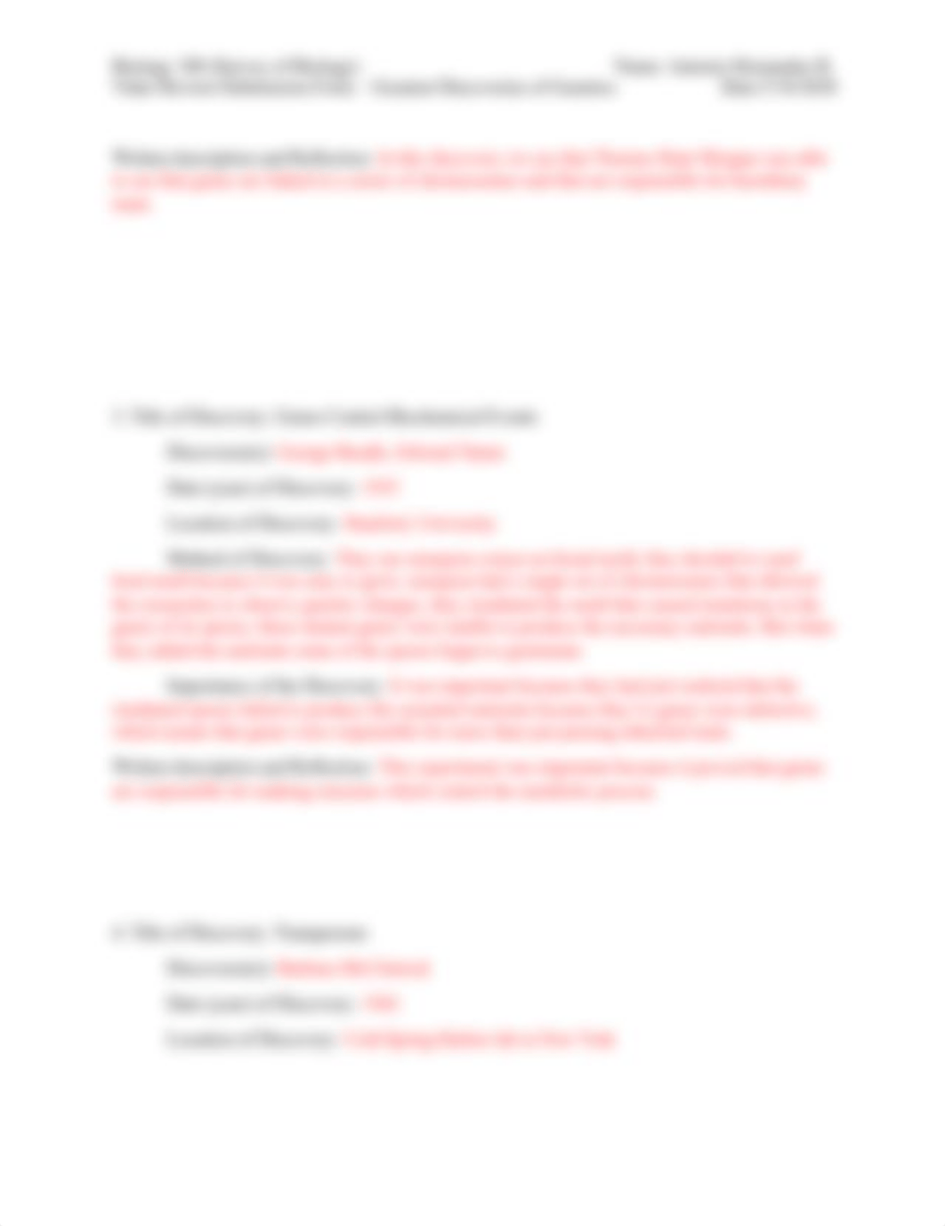 7-Greatest Discoveries of Genetics Worksheet.docx_df4etr9k4ql_page2