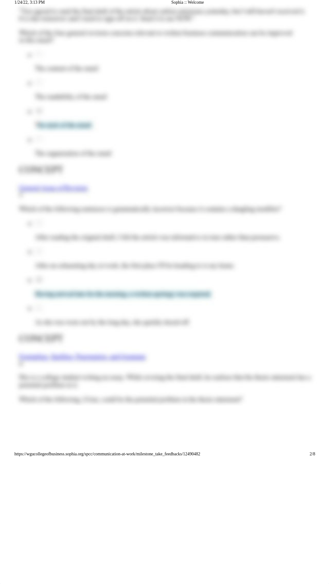 Communications Unit 3 Practice milestone answers sophia.org.pdf_df4kk598xhy_page2