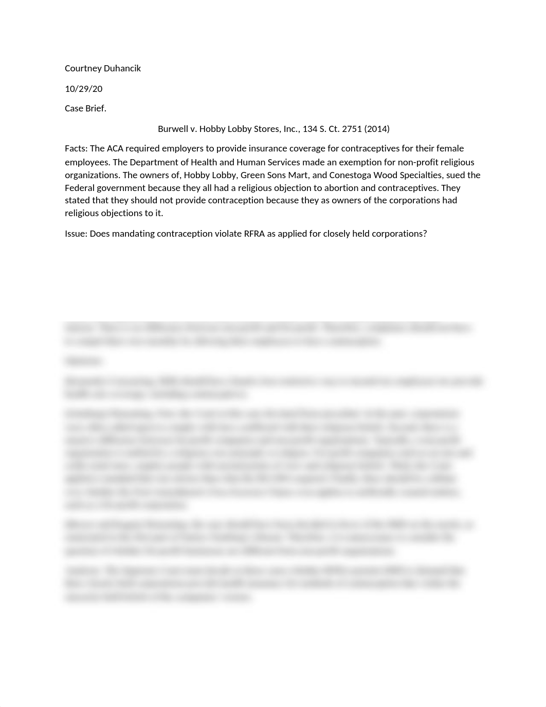 Duhancik.CaseBrief.docx_df4vx8hvjzt_page1