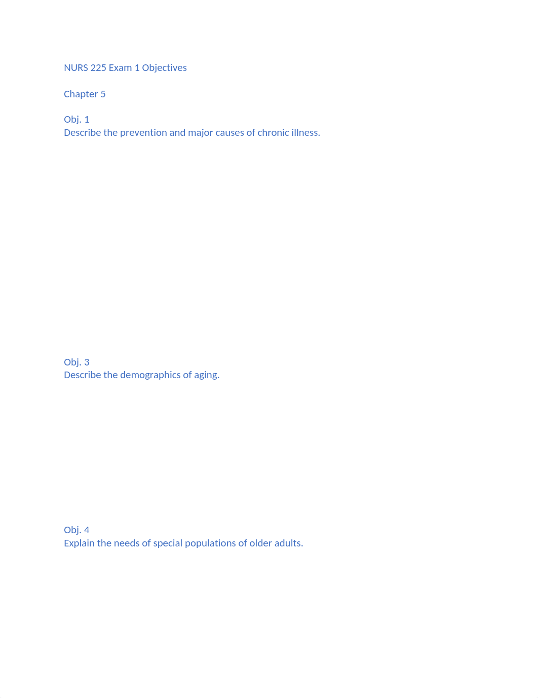 NURS 225 Exam 1 Objectives.docx_df5doseesqi_page1
