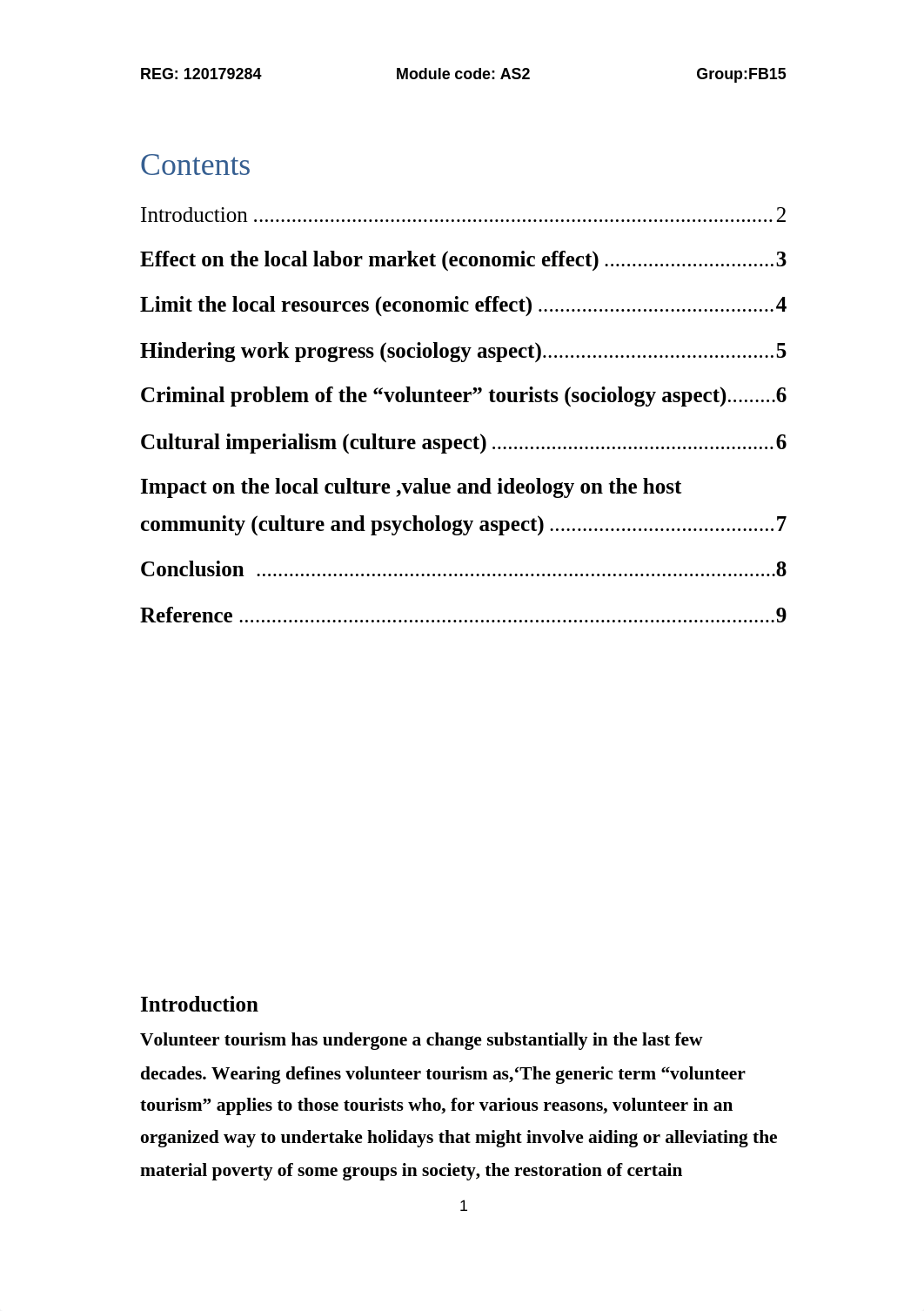 Essay of Analyse and evaluate the impact of volunteer tourism on host communities_df6bjw5n03y_page1