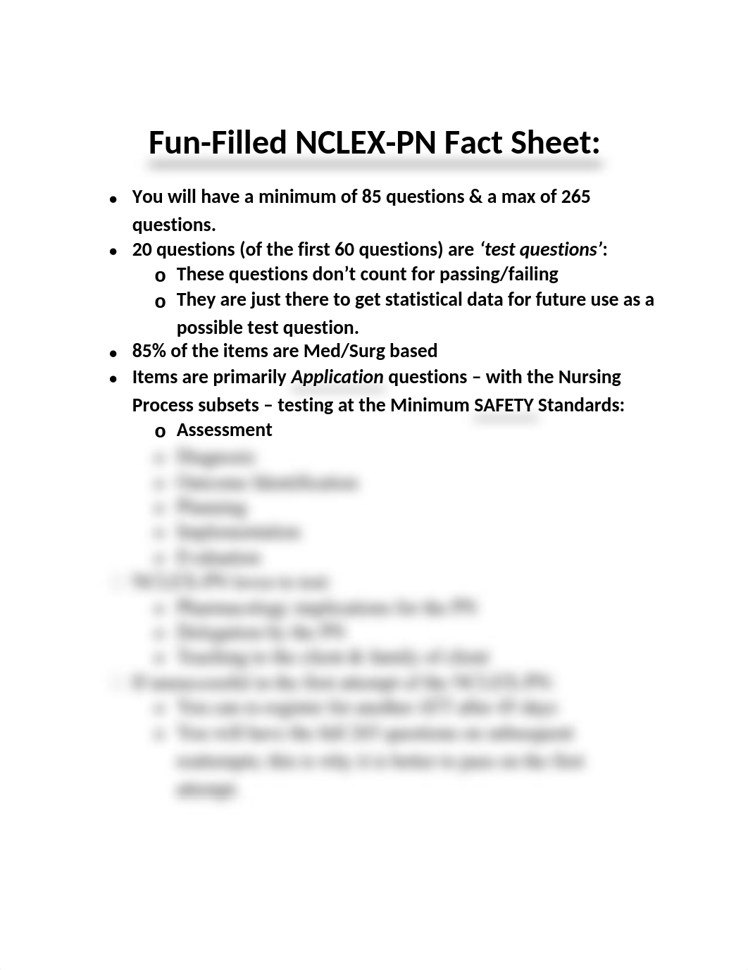 Fun-filled NCLEX-PN Fact sheet.docx_df6lrzmtkwg_page1