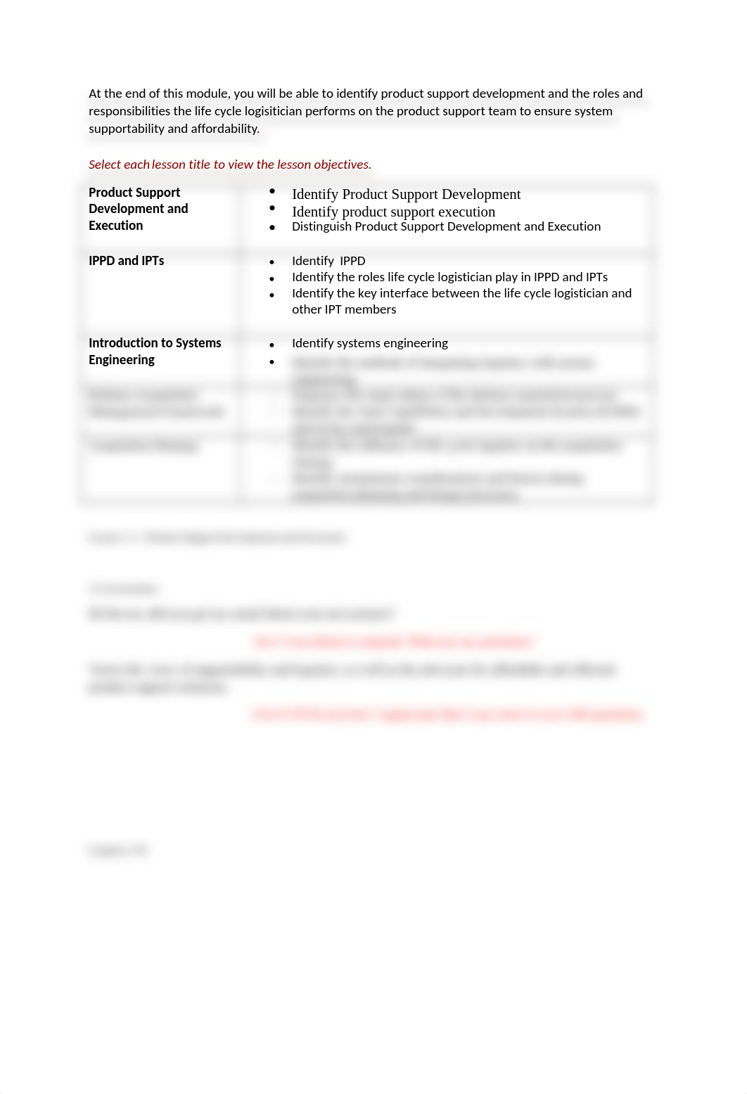 LOG100 Life Cycle Logistics Fundamentals Module 0-1.docx_df7l0bvxa20_page2