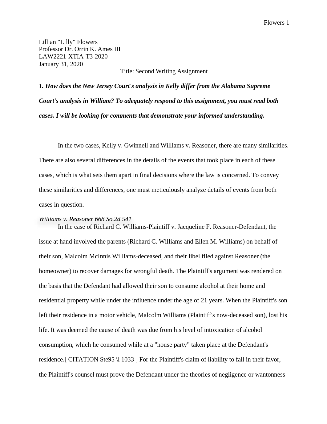 LAW2221 Second Writing Assignment Final Draft.docx_df7lwgq4pua_page1