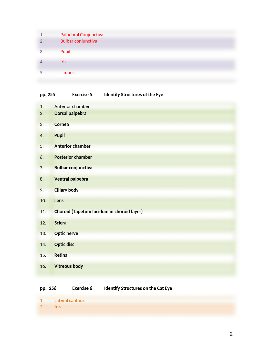 ASSN 9.2  EYE STRUCTURE IDENTIFICATION AND FUNCTION KEY.docx_df8dmt8w0k9_page2