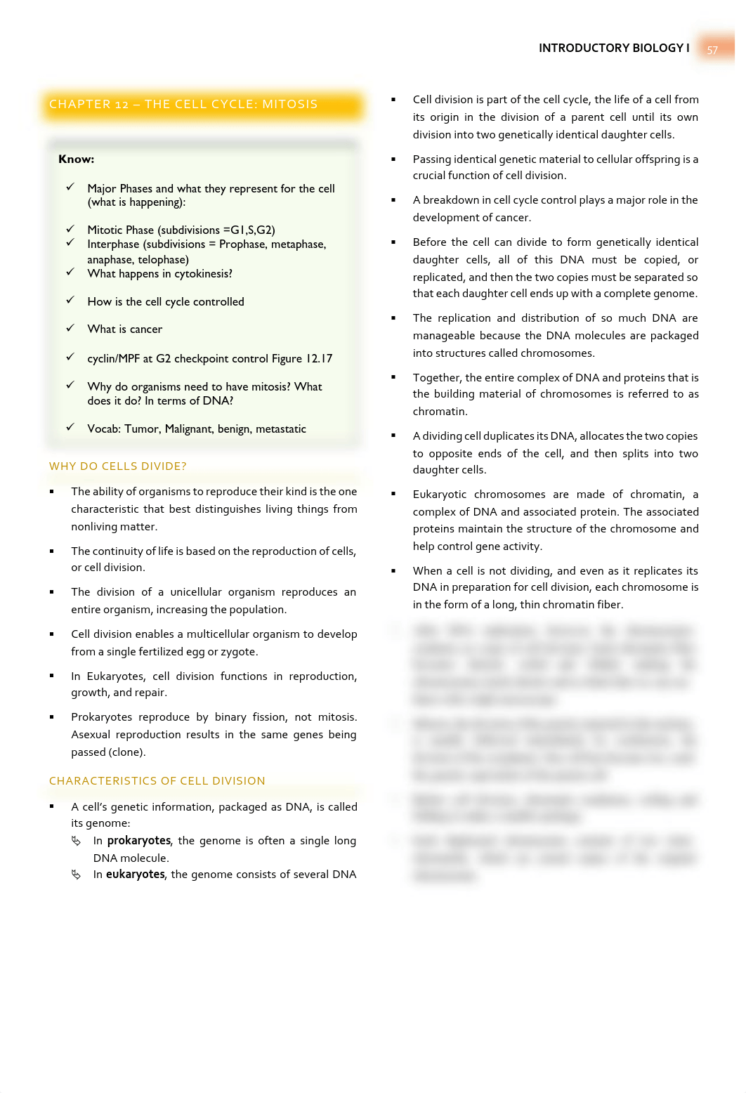 Campbell Biology - Chapter 12 Summary - Mitosis.pdf_df8erryivlp_page1