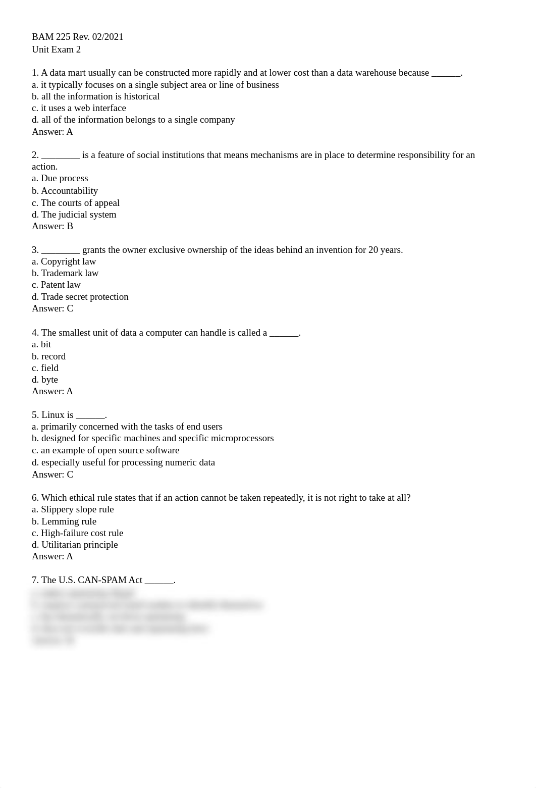 BAM 225 Unit Exam 2.docx_df8svvl51fs_page1