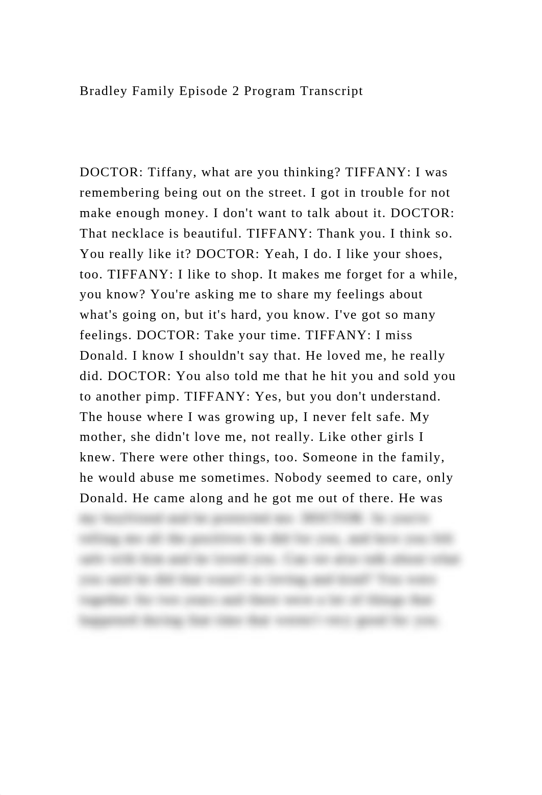 Bradley Family Episode 2 Program Transcript DOCTOR Tiffany,.docx_df9ix2lq6q7_page2