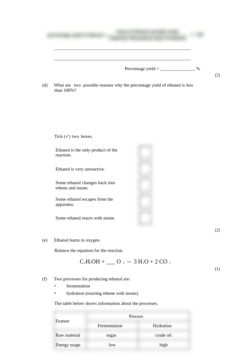 7.2 Reactions of Alkenes and Alcohols QP.pdf_df9oc1n8auy_page2