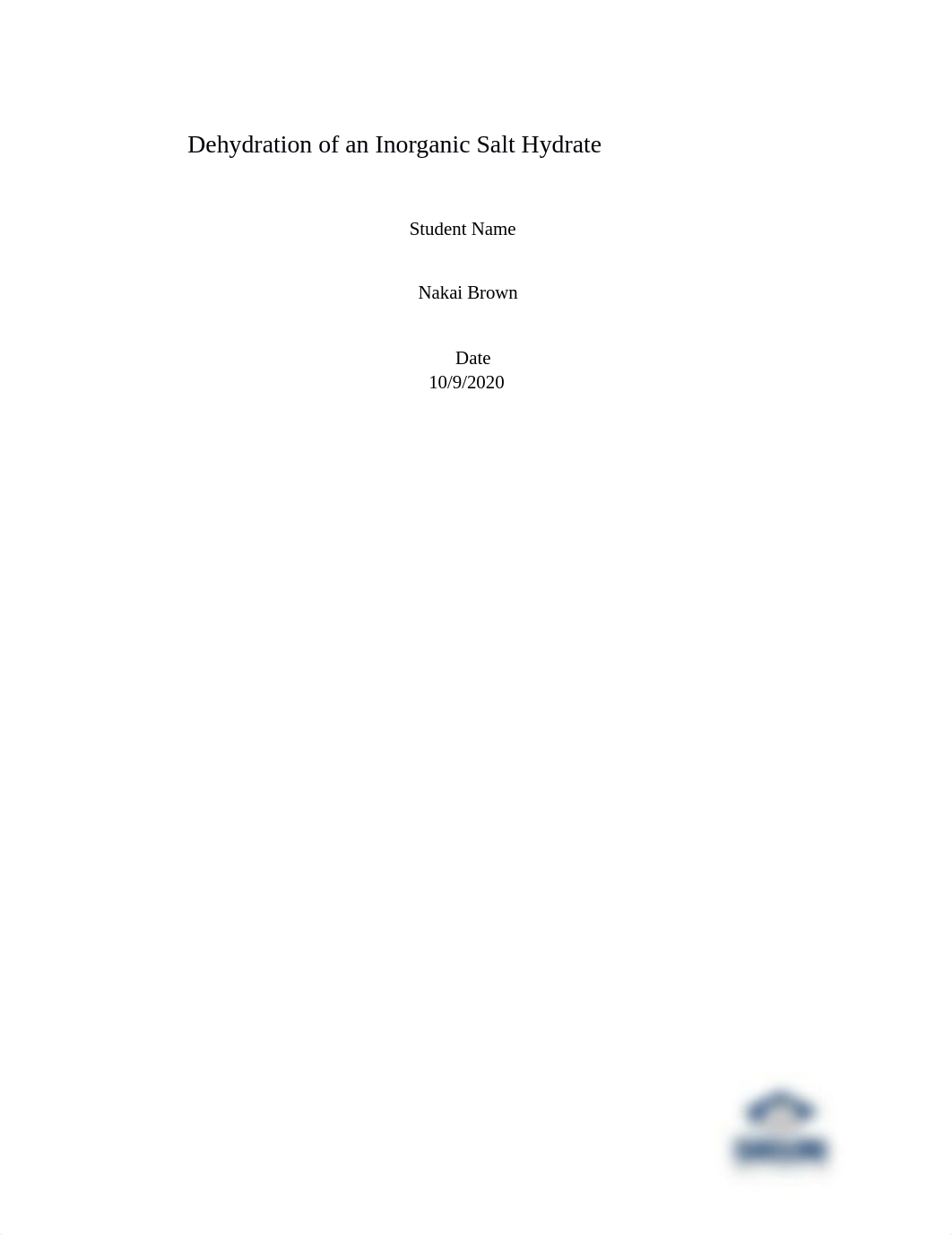 580362 Dehydration of a Hydrate Lab Report Q.docx_df9p02sjarn_page1