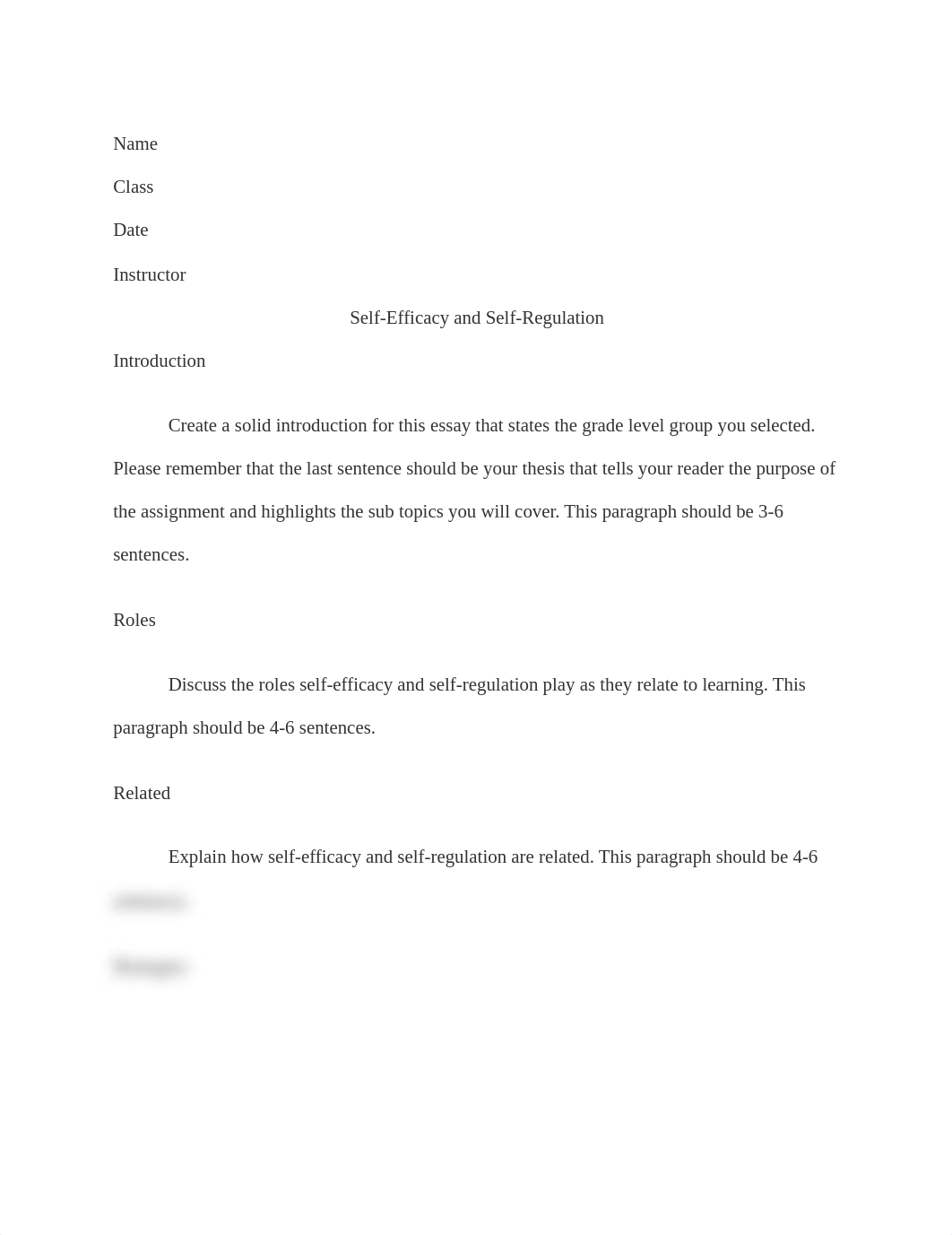 Topic 7- Self-Efficacy and Self-Regulation Essay Template(2) (1).docx_df9pk43wh3f_page1