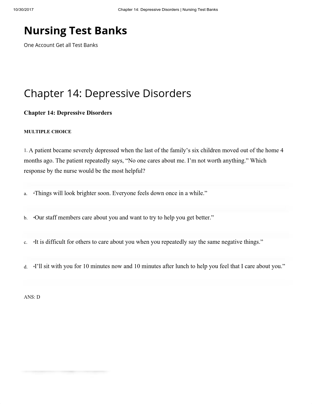 Chapter 14_ Depressive Disorders _ Nursing Test Banks.pdf_df9ve6v99y4_page1