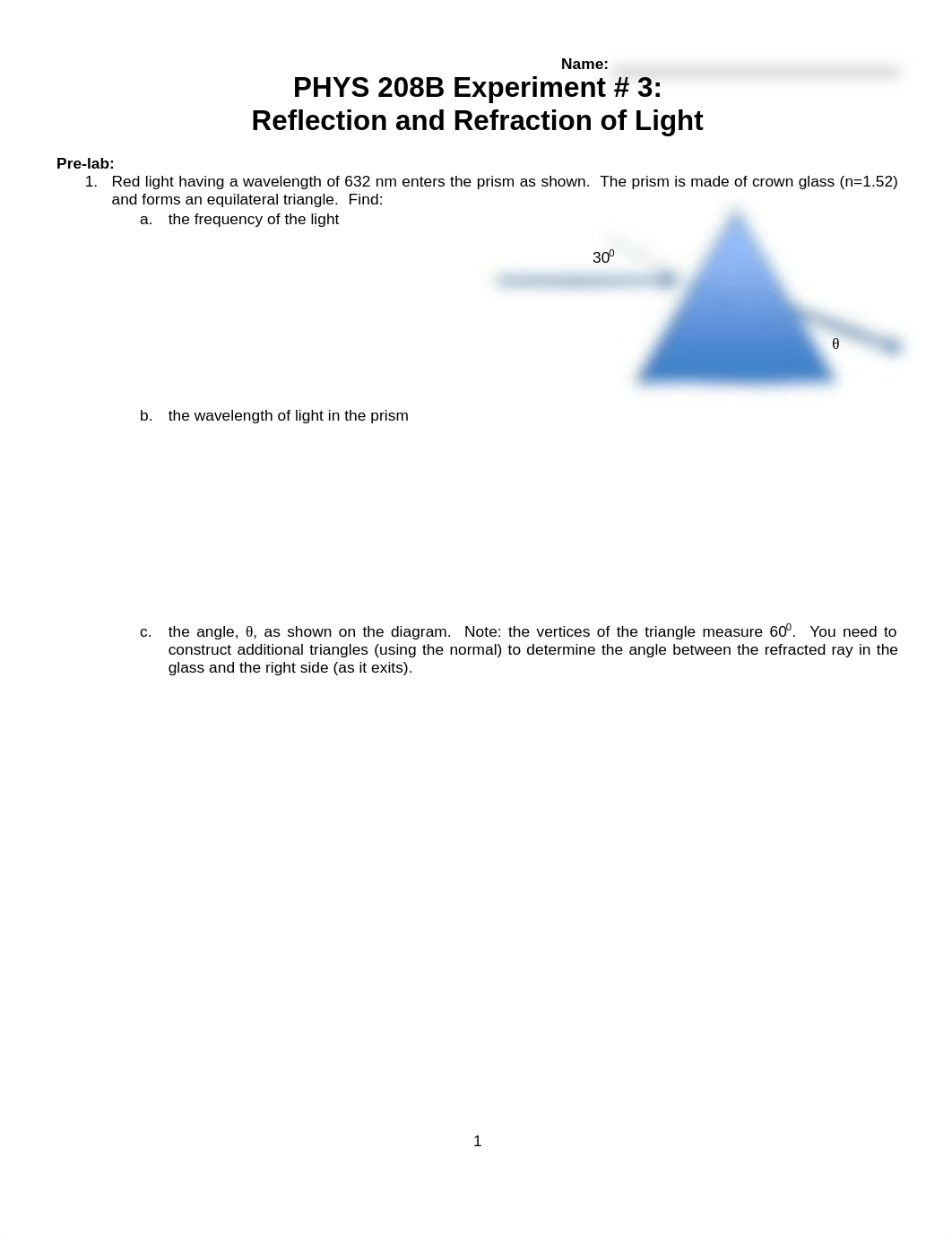 PHYS 208B Experiment 3 - Reflection and Refraction.pdf_df9xuv3jij3_page1