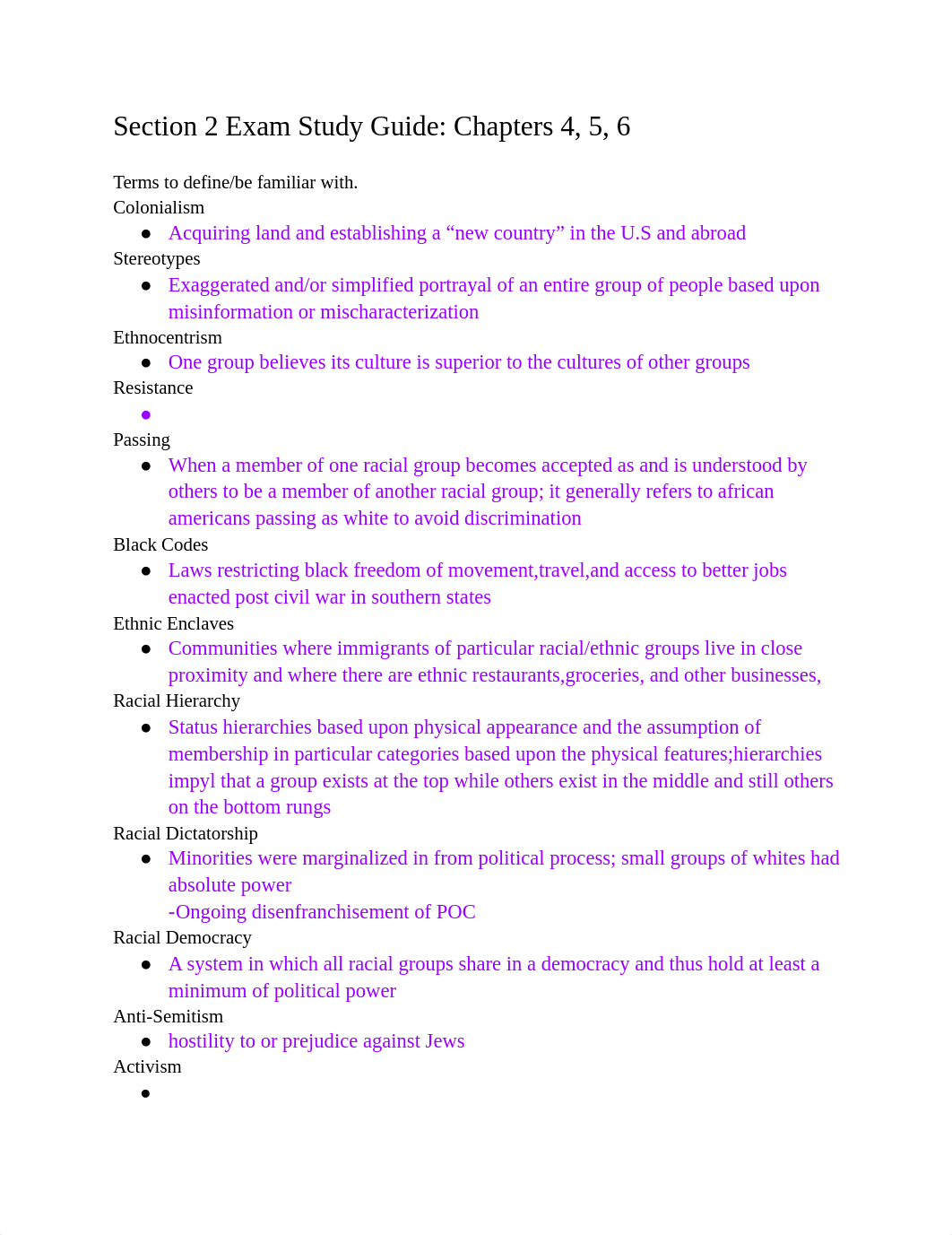 EXAM 2 STUDY GUIDE-SOC 237_df9xwiudjeb_page1