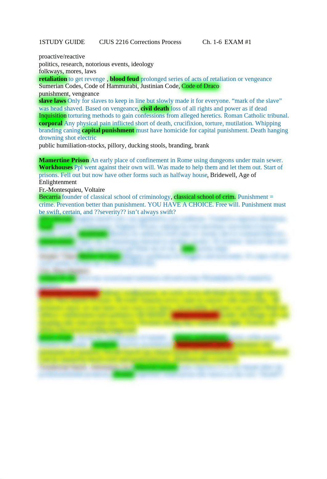 CJUS 2216 Ch. 1-6  EXAM #1 study guide.docx_dfa55t2s0o4_page1