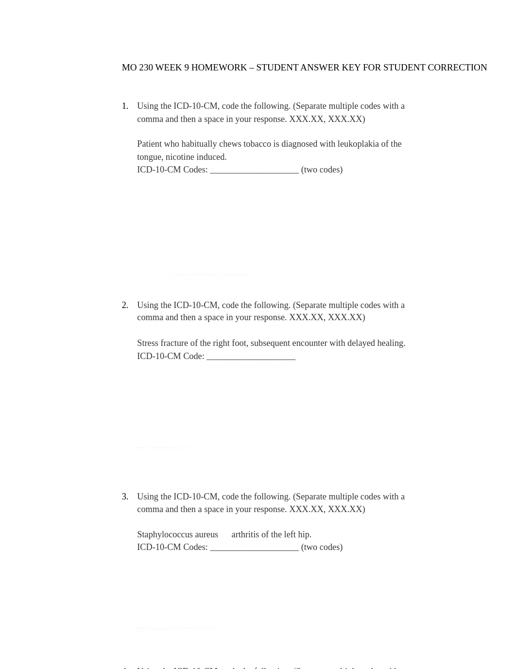 MO 230 WEEK 9 HOMEWORK - STUDENT ANSWER KEY FOR STUDENT CORRECTION.docx_dfakix9ahg1_page1