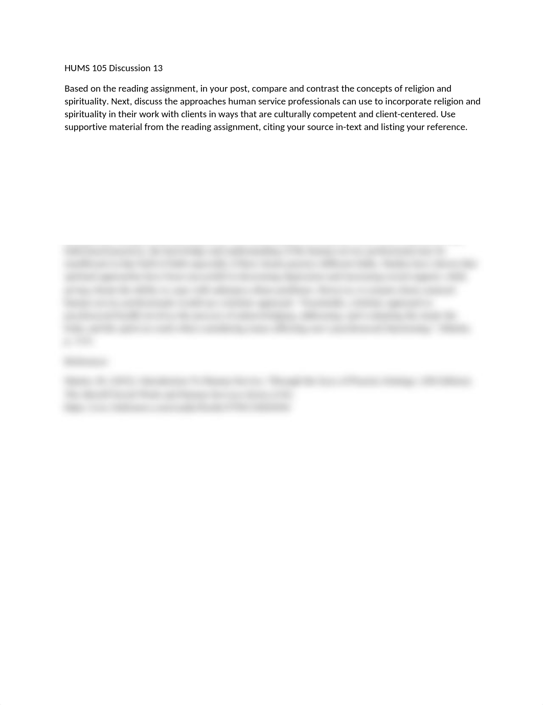 HUMS 105 Discussion 13.docx_dfayx64wrgb_page1