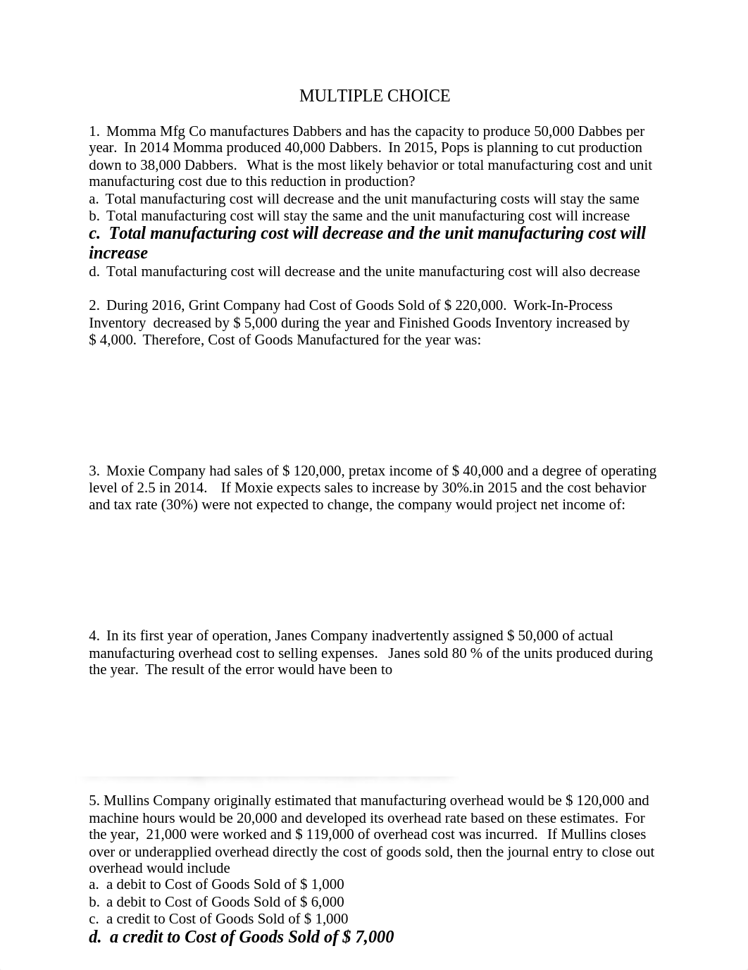 Acct 215 first exam - Spring 2017 - key to both versions.docx_dfb46q17vja_page1