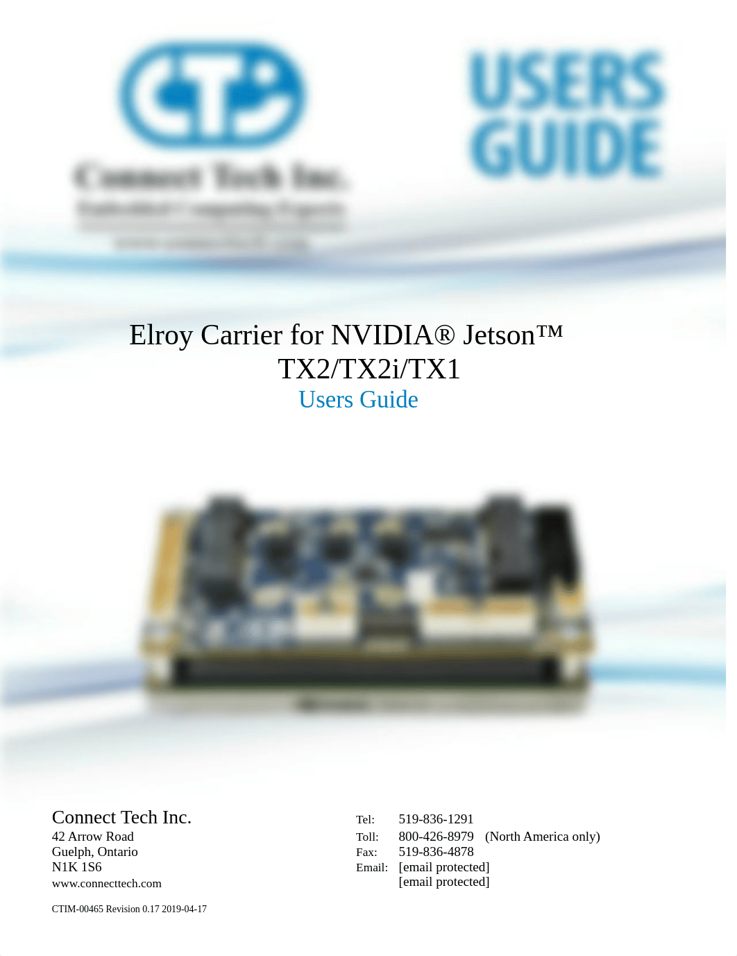 Elroy Carrier for NVIDIA® Jetson™ TX2_TX2i_TX1.pdf_dfbaozclrij_page1