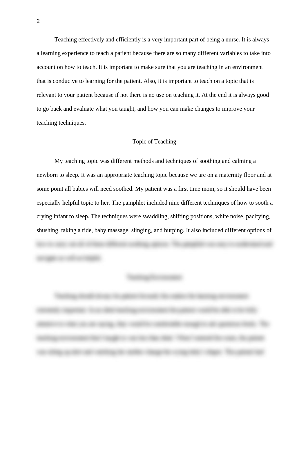 Patient Teaching Calming and Soothing Techniques of a Newborn Essay_dfbbb4p8sq3_page2