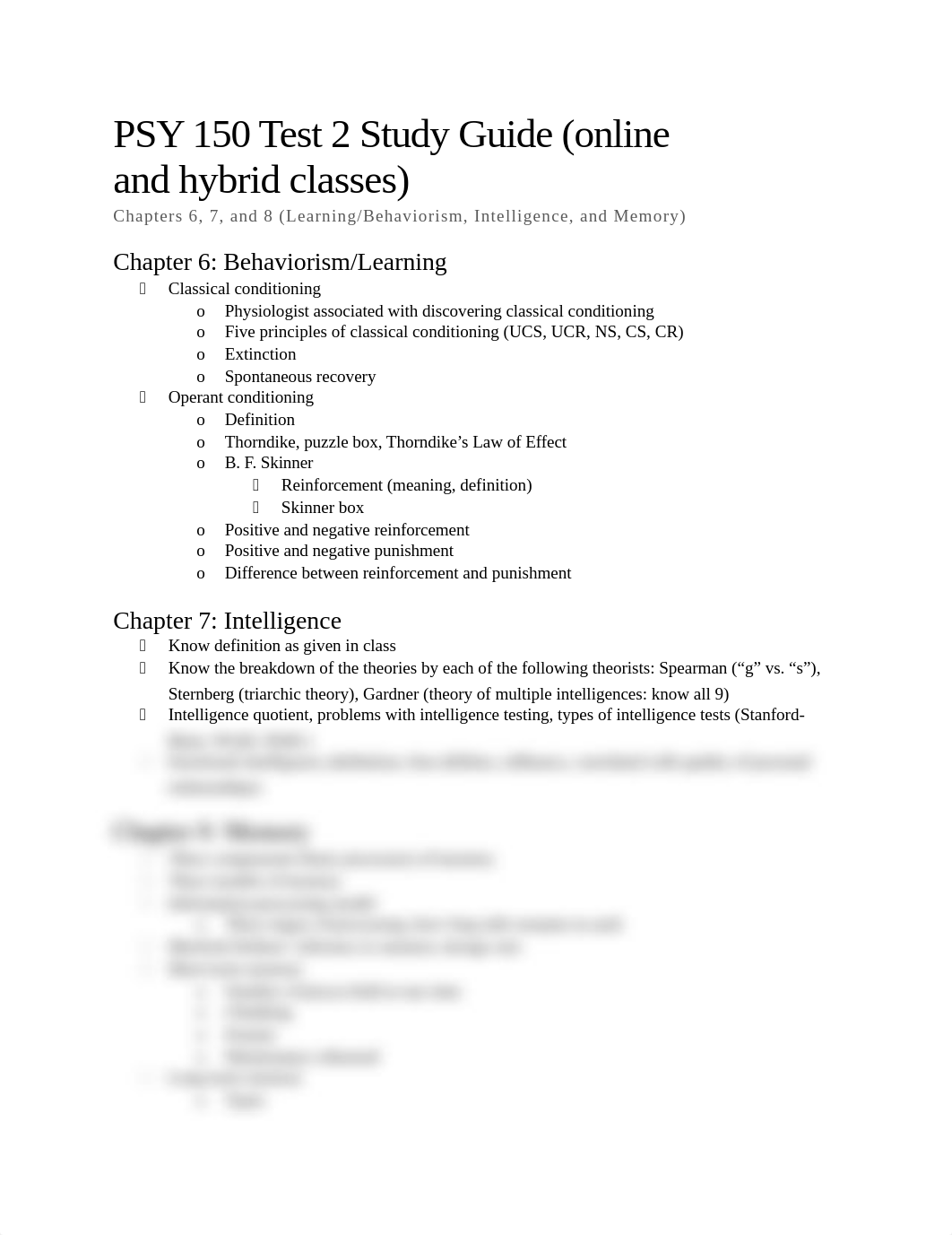 PSY 150-41 Study Guide Test 2 (chs 6-8).docx_dfbc3zdbapm_page1