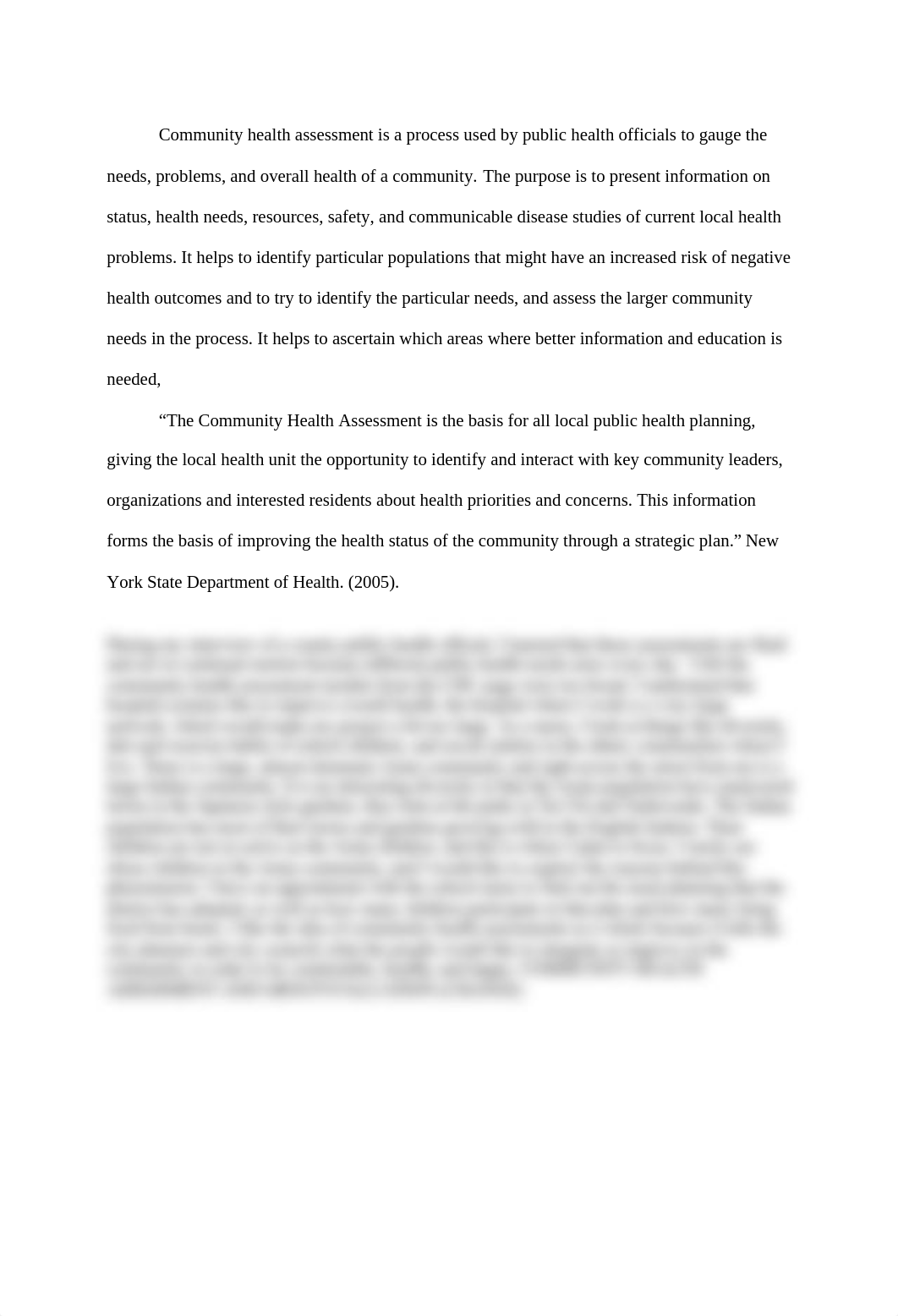 Community health assessment is a process used by public health officials to gauge the needs.docx_dfbcikibyjf_page1