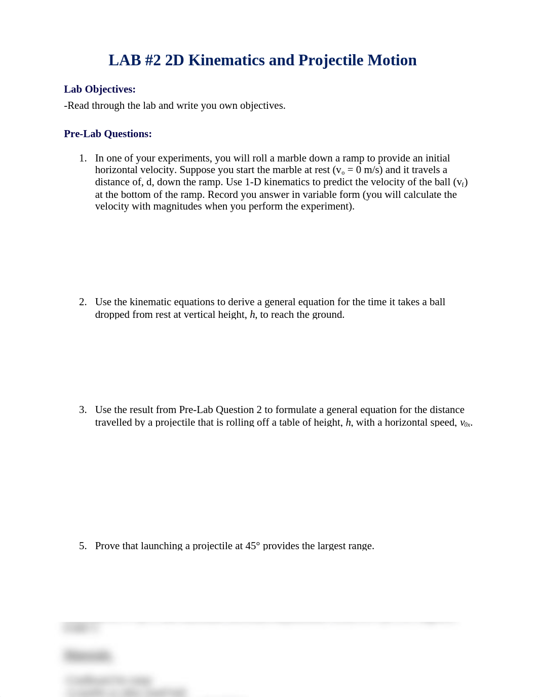 Lab #2 2D Kinematics and Projectile Motion.docx_dfbh24spc7y_page1