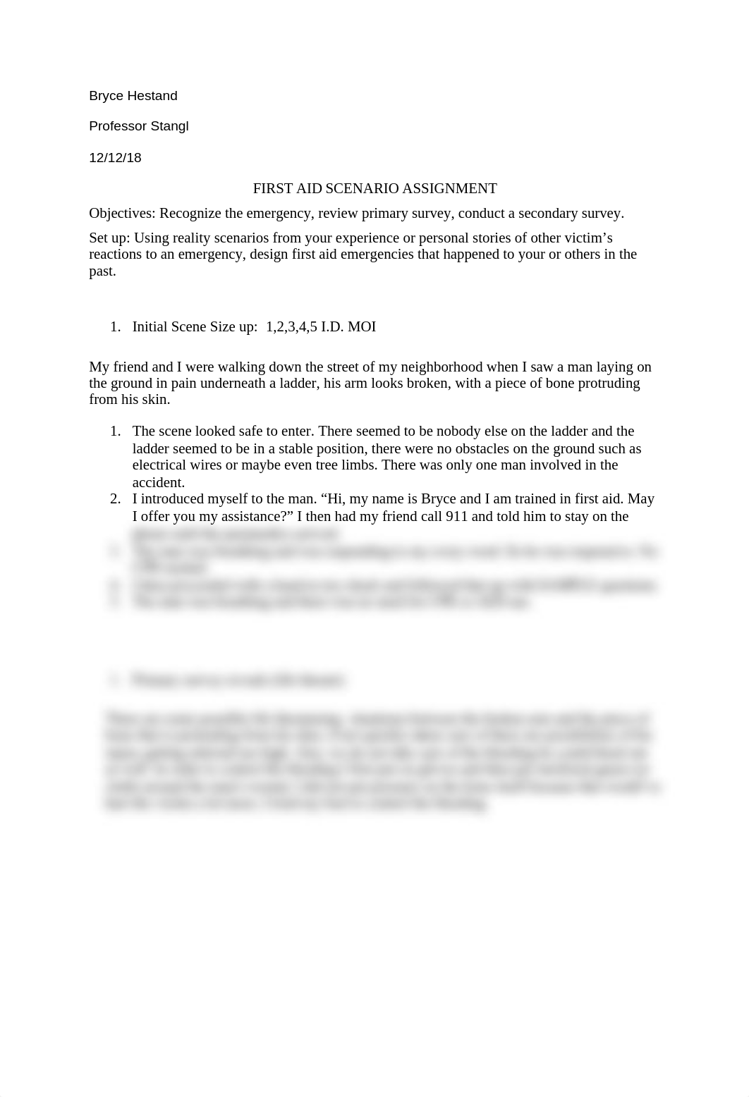 First Aid Scenario Assignment - Bryce Hestand.docx_dfbsg1xv33c_page1