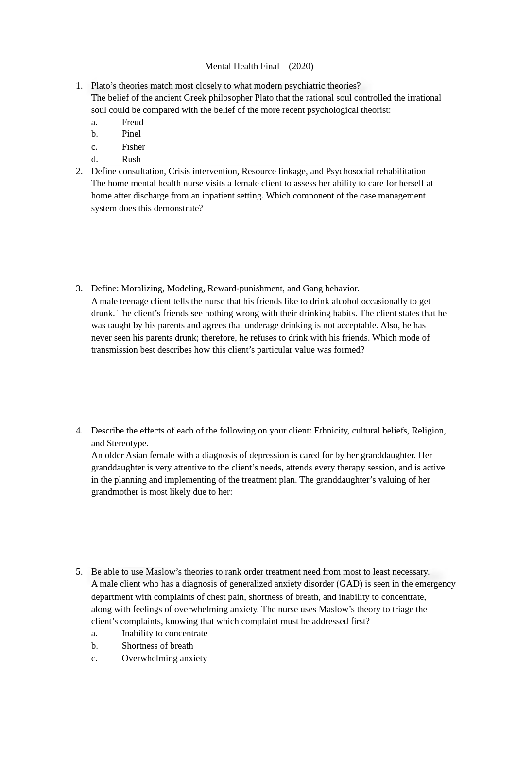 Mental Health Final (2020) Study Guide.docx_dfbue22wswt_page1