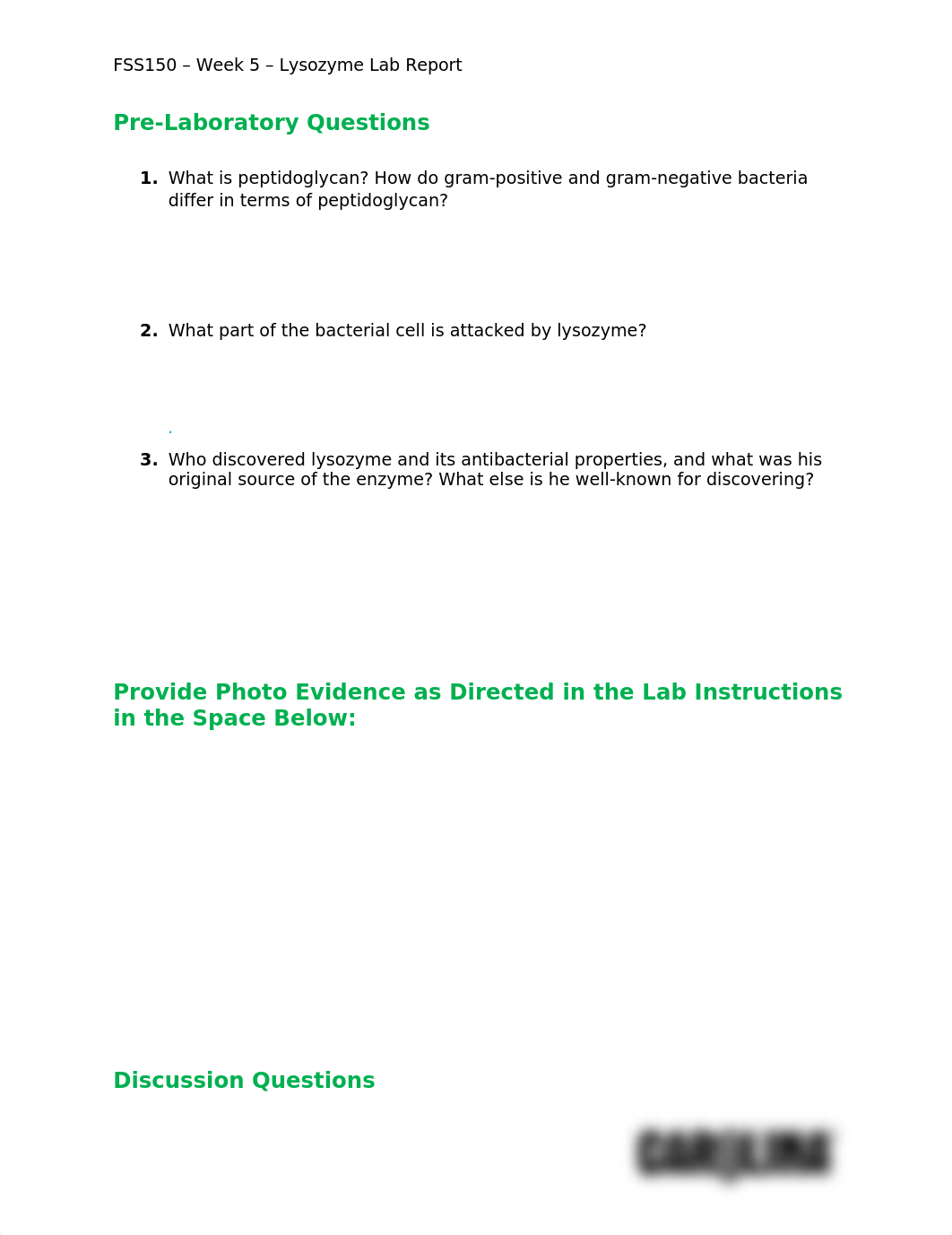 FSS150 Week 5 Lysozyme Lab Report.docx_dfbzyulkdpa_page1