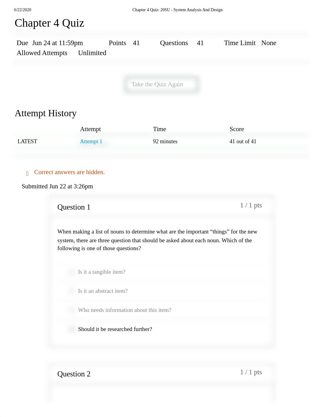 Chapter 4 Quiz_ 20SU - System Analysis And Design.pdf_dfcly4ksrif_page1
