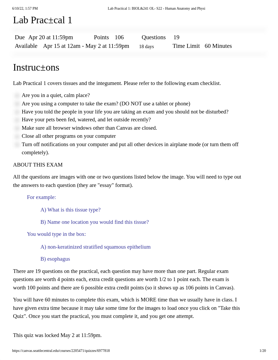 Lab Practical 1_ BIOL&241 OL- S22 - Human Anatomy and Physi.pdf_dfcxos5sihq_page1