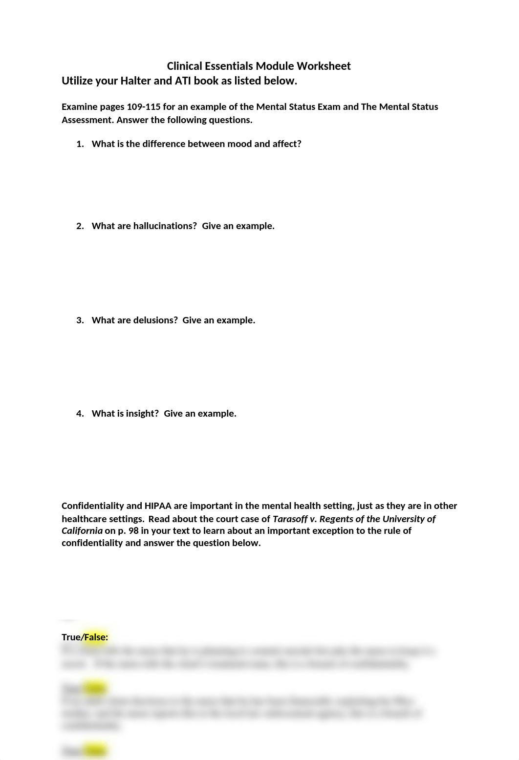 Clinical Essentials Module Worksheet.docx_dfd2qjib4dl_page1