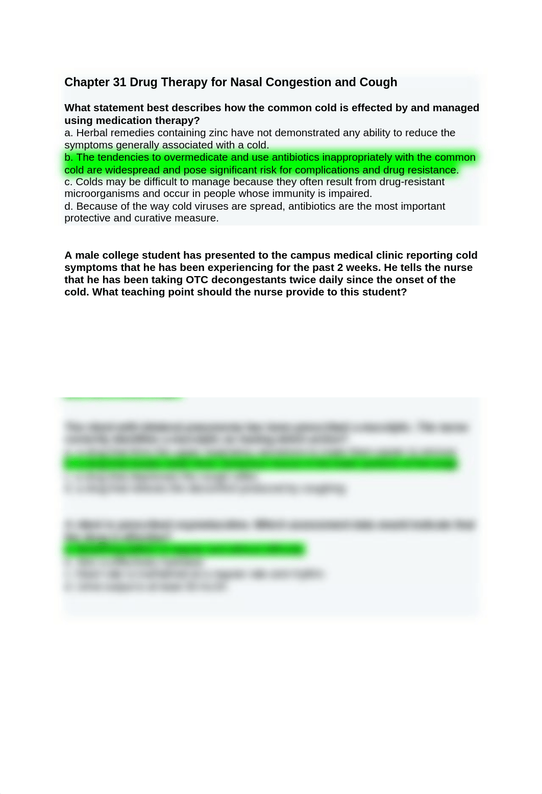 Chapter 31 Drug Therapy for Nasal Congestion and Cough.docx_dfd9m2jf4w4_page1