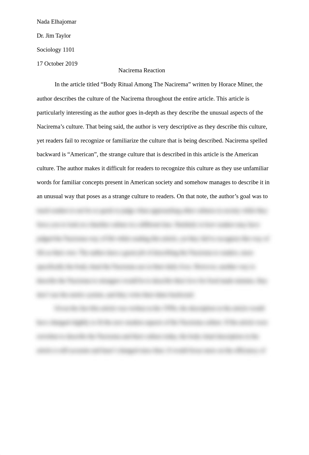 Nacirema_Reaction_Paper_Nada_Elhajomar_dfdanie0zab_page1