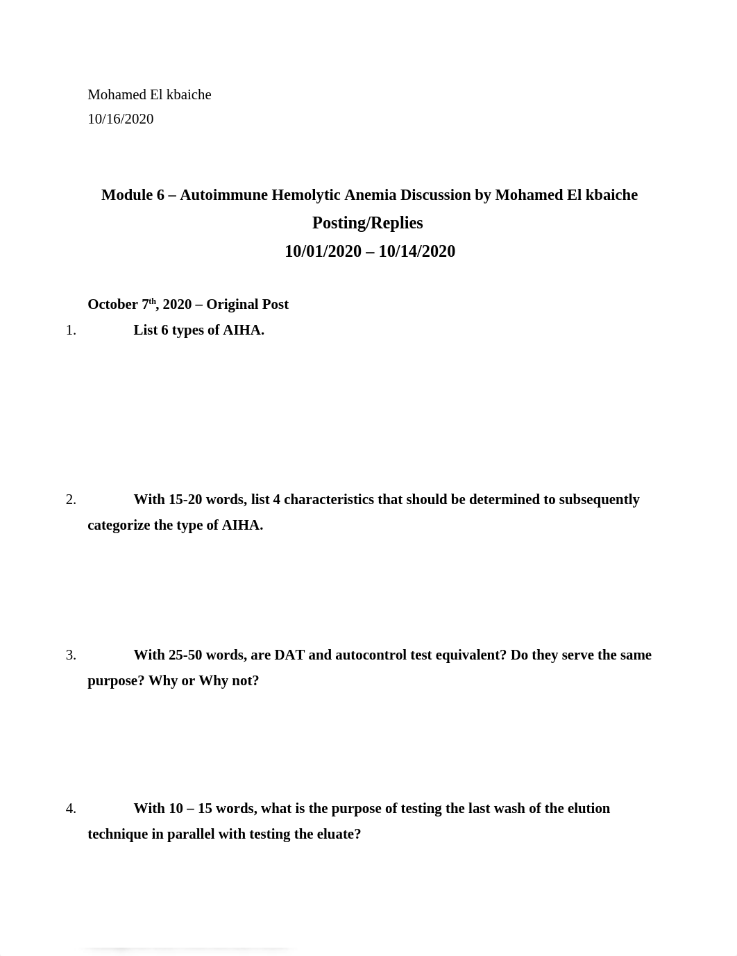 Module 6 - Autoimmune Hemolytic Anemia Discussion:Summary.docx_dfdov9uiw6j_page1