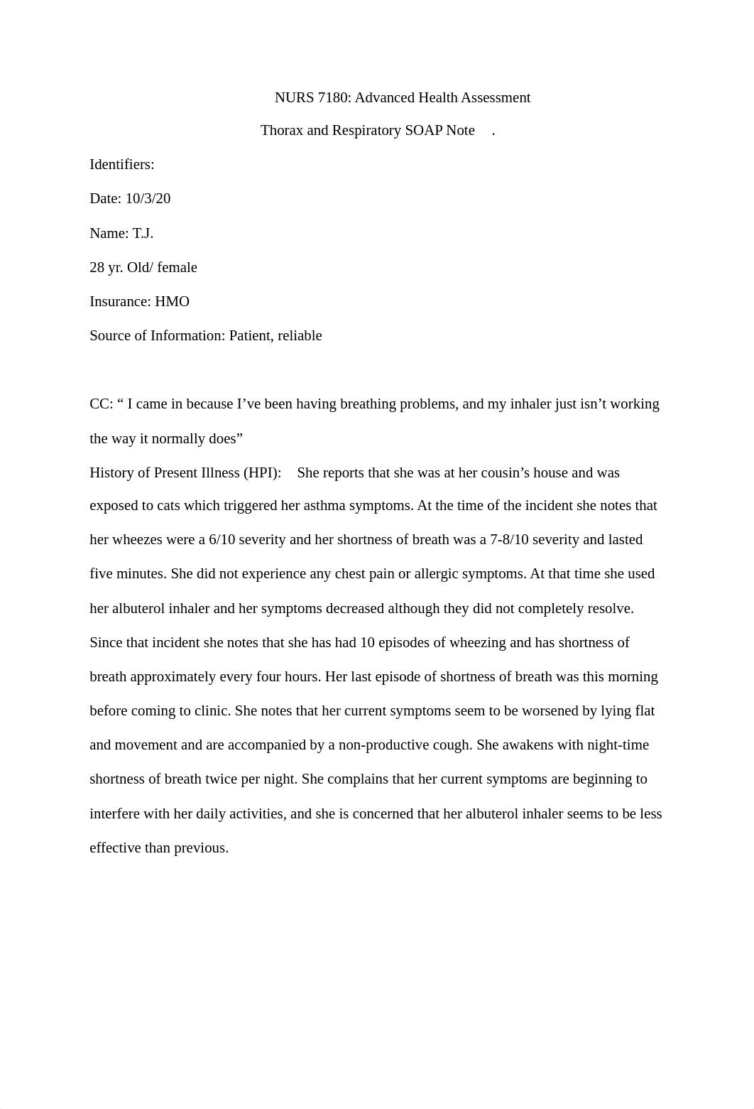 THORAX AND RESPIRATORY SOAP NOTE.pdf_dfdva1seok3_page1