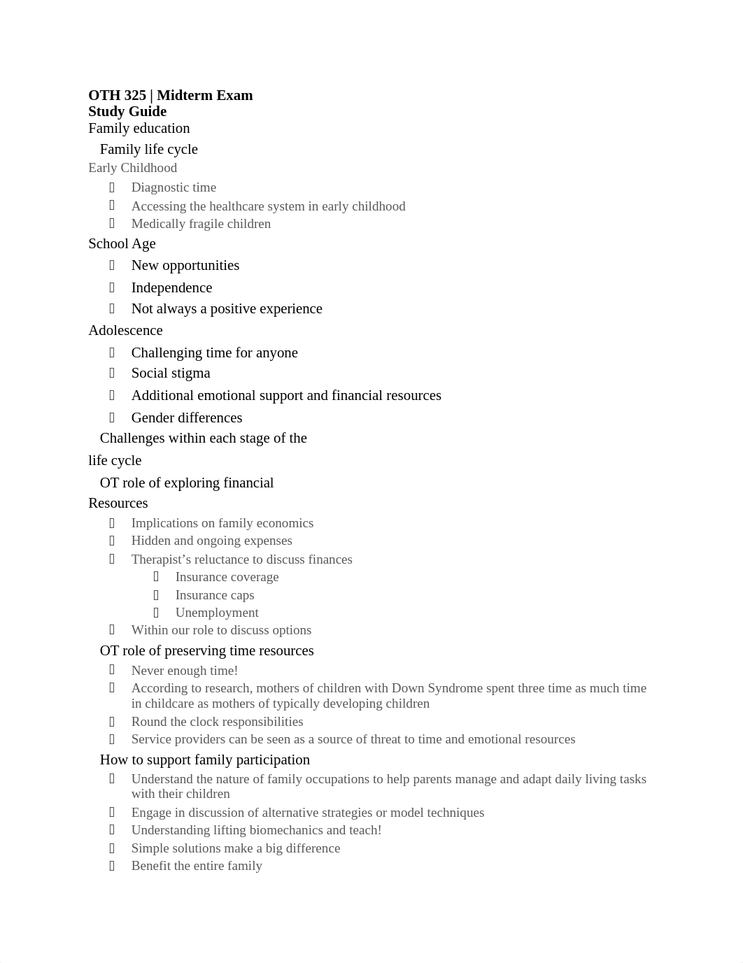 Midterm Pediatrics Study Guide_dfe36bybrkt_page1