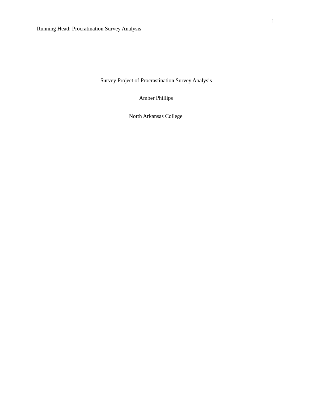 Survey Project of Procrastination Survey Analysis.docx_dfe3x2nmivr_page1