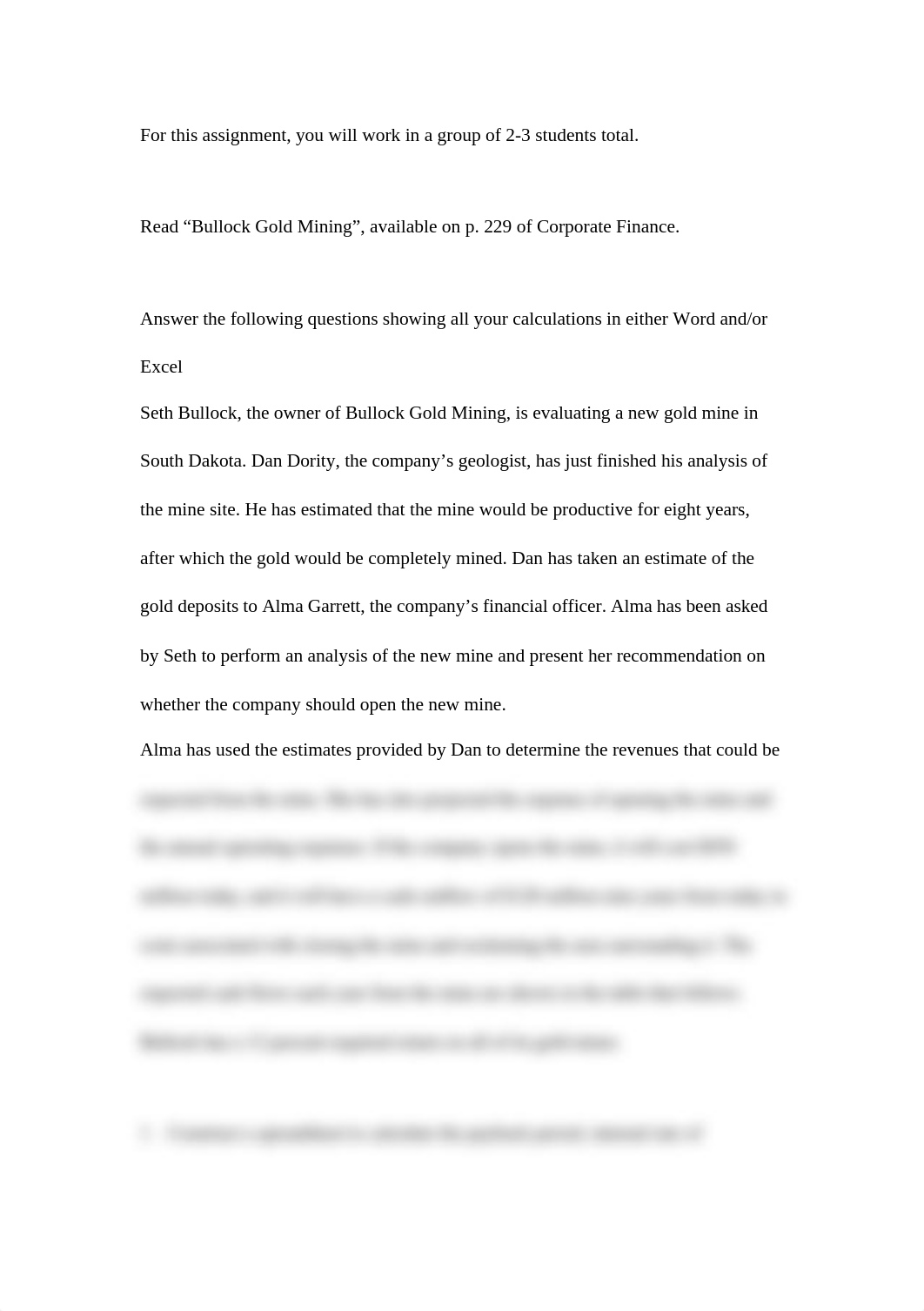 Week 6 - Group Assignment - Bullock Gold Mining.docx_dfeh6af6t6v_page1