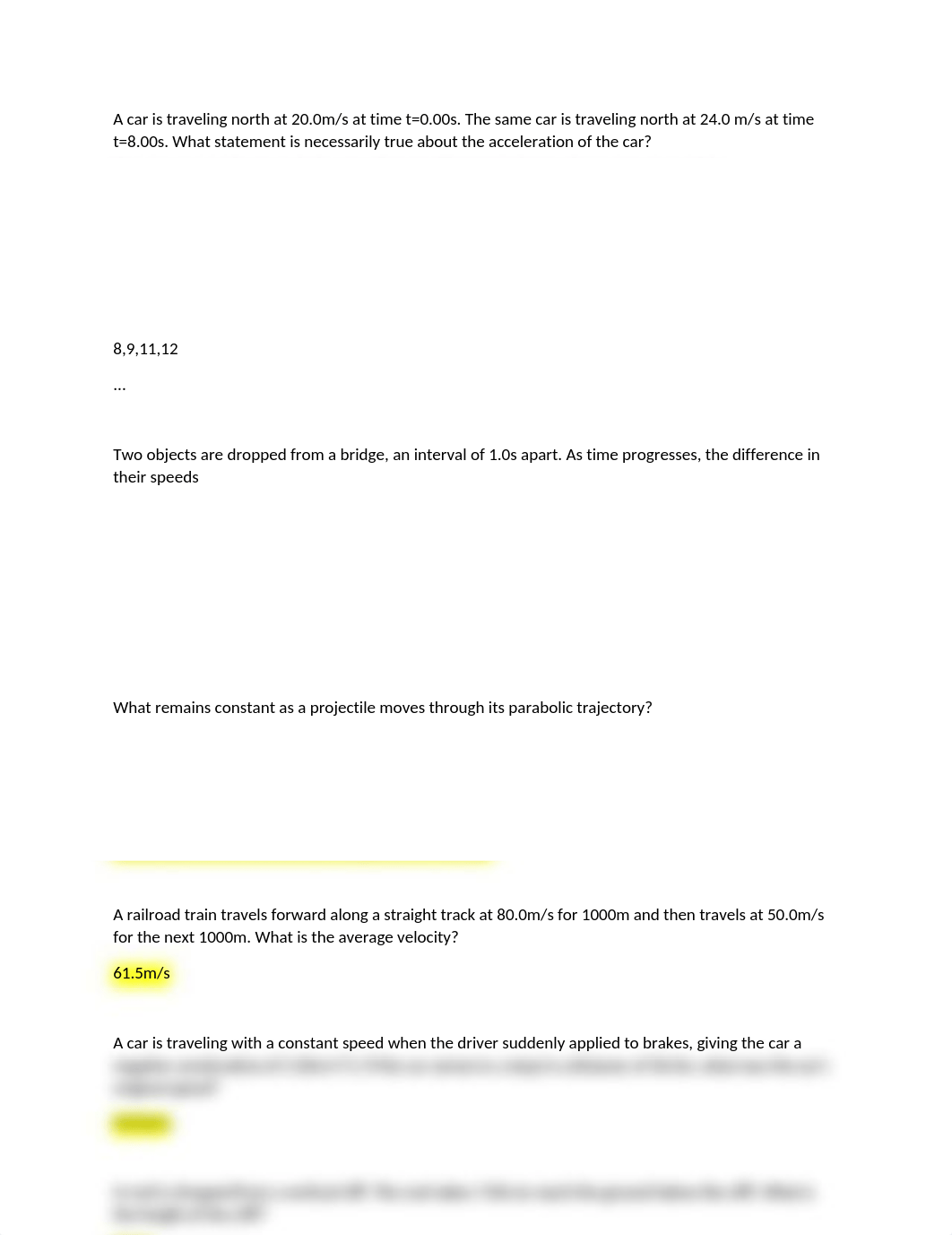 PHY 151 Test One (2)_dfeontsojzf_page1